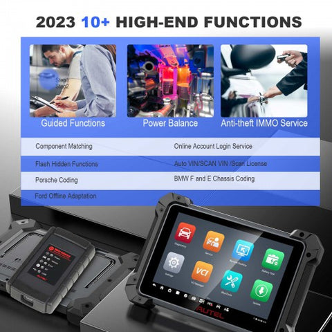 2024 Newest Autel MaxiCOM MK908 II All System Diagnostic Tool Support ECU and Key Coding