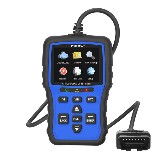 Unlock the Power of the CR800 Entry-Level OBDII Code Reader: Test and Display Battery Voltage with Ease