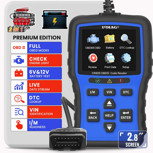 Why the Professional CR800 OBD2 Scanner Battery Tester 2-in-1 Scanner Diagnostic Tool Is Perfect for Most Cars