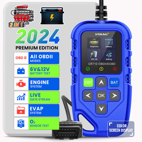 UDIAG CR710 OBD2 Scanner Car Code Reader For All Cars