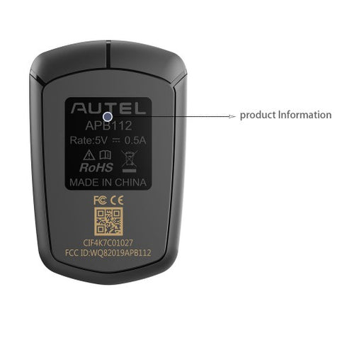 El simulador de llave inteligente Autel APB112 funciona con Autel MaxiIM IM608/IM508