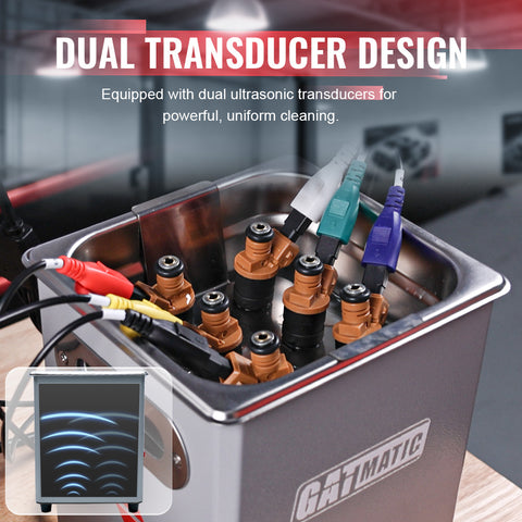 GI6300 Pro Piezo & GDI & Motocycle Injector Cleaner & Tester